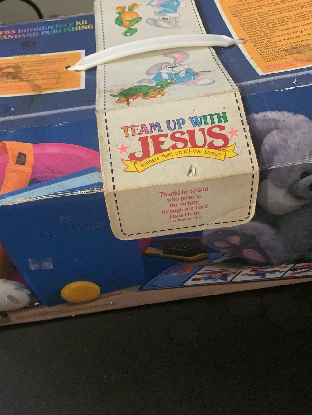Team Up With Jesus Kids Toy VBS Carry Set - Blue/Pink